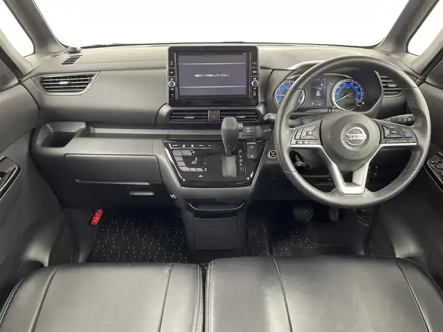 日産 ルークス HWS Gターボ プロパイロットED 埼玉県 2020(令2)年 4.6万km ブラック 純正ナビ/（地図SD未挿入のため動作確認できず）/車外カメラ/（前・横・後ろ・全方位）/レーダークルーズコントロール/前方ドライブレコーダー/ETC/両側パワースライド/プロパイロット/LEDライト/レザー調シートカバー/ウインカーミラー/ドアバイザー/純正アルミホイール/純正フロアマット/スマートキー
