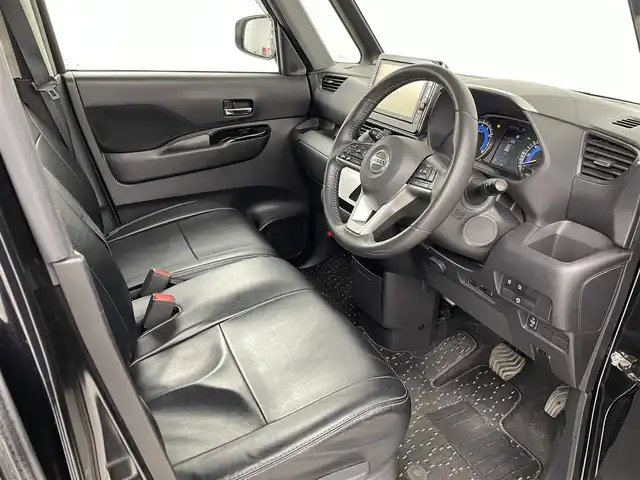 日産 ルークス HWS Gターボ プロパイロットED 埼玉県 2020(令2)年 4.6万km ブラック 純正ナビ/（地図SD未挿入のため動作確認できず）/車外カメラ/（前・横・後ろ・全方位）/レーダークルーズコントロール/前方ドライブレコーダー/ETC/両側パワースライド/プロパイロット/LEDライト/レザー調シートカバー/ウインカーミラー/ドアバイザー/純正アルミホイール/純正フロアマット/スマートキー