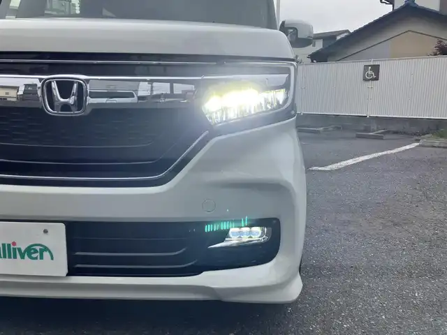 ホンダ Ｎ ＢＯＸ カスタム G L 埼玉県 2018(平30)年 3.4万km プラチナホワイトパール 純正ナビ/ETC/ドラレコ/社外「柿本改」マフラー/CD/ワンセグTV/両側パワスラ/プッシュスタート/ローダウン/スペアキーあり