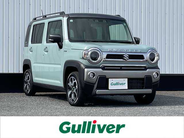 スズキ ハスラー Jスタイル ターボ 千葉県 2021(令3)年 4.5万km オフブルーメタリック/ガンメタリック2トーンルーフ 全方位モニター付メモリーナビゲーション/(9インチ フルセグTV BT FM AM）/全周囲カメラ/衝突被害軽減システム/車線逸脱警報/クルーズコントロール/横滑り防止装置/ETC/ドライブレコーダー/アイドリングストップ/LEDヘッドライト/フォグランプ/オートライト/ウィンカーミラー/電動格納ミラー/純正15インチAW/シートリフター/シートヒーター/ルーフレール/プッシュスタート/スマートキー/フロアマット/取扱説明書/保証書