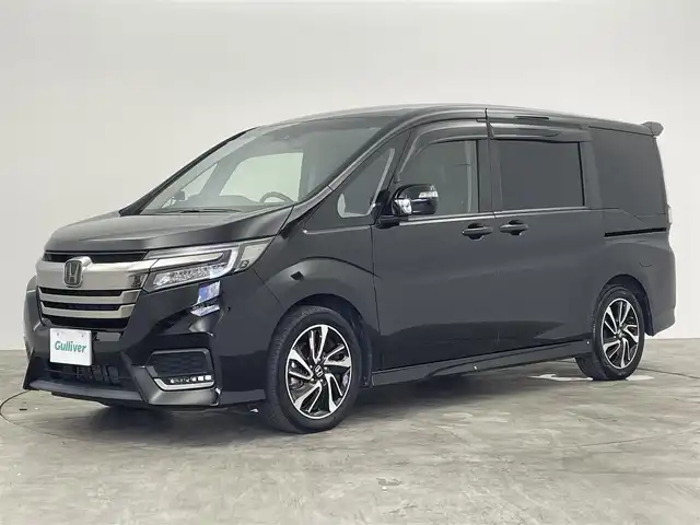 ホンダ ステップワゴン スパーダ クルスピセンシング 群馬県 2020(令2)年 5.8万km プレミアムスパークルブラックパール フリップダウンモニター　純正９インチナビ　バックカメラ　両側パワースライドドア　アダプティブクルーズコントロール　ＬＥＤ　シートヒーター　純正１７インチＡＷ　ステアリングリモコン　ＥＴＣ２．０　禁煙車