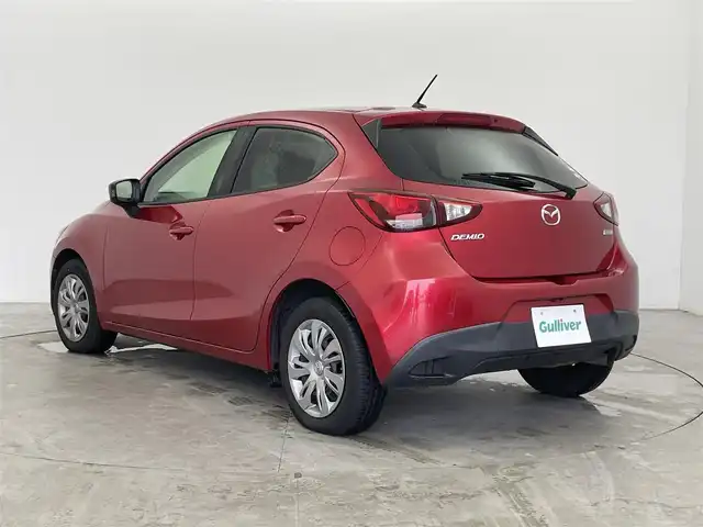 マツダ デミオ 13S 富山県 2016(平28)年 5.8万km ソウルレッドプレミアムメタリック メモリナビ/フルセグＴＶ　ＣＤ　ＤＶＤ　Ｂｌｕｅｔｏｏｔｈ　/バックカメラ　/ＥＴＣ　/純正フロアマット　/スマートキー　/スペアキー　/プッシュスタート　/ステアリングスイッチ　/衝突軽減ブレーキ　/アイストップ