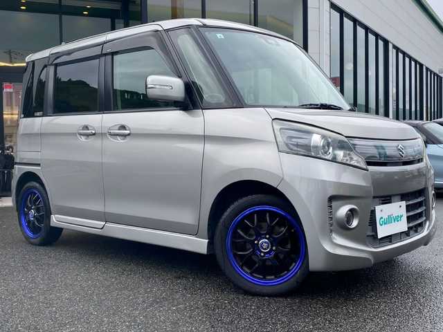 スズキ スペーシア カスタム XS リミテッド 兵庫県 2015(平27)年 5.2万km スチールシルバーM 社外8型ナビ/衝突軽減装置/バックカメラ/D席シートヒーター/両側パワースライドドア/ハーフレザーシート/オートエアコン/ETC/純正フロアマット/純正ドアバイザー