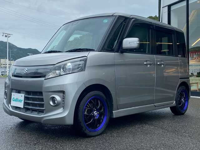 スズキ スペーシア カスタム XS リミテッド 兵庫県 2015(平27)年 5.2万km スチールシルバーM 社外8型ナビ/衝突軽減装置/バックカメラ/D席シートヒーター/両側パワースライドドア/ハーフレザーシート/オートエアコン/ETC/純正フロアマット/純正ドアバイザー