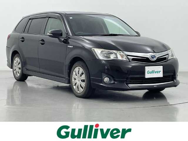 トヨタ カローラ フィールダー ハイブリッドG エアロツアラー 熊本県 2014(平26)年 7.8万km ブラックマイカ 禁煙車　/モデリスタエアロ（フロント）/社外ナビ（ＣＤ・ＤＶＤ・フルセグ・ＳＤ）/バックカメラ　/社外前方ドライブレコーダー　/ＥＴＣ　/横滑り防止　/社外フロアマット　/スマートキー/プッシュスタート/オートライト/LEDヘッドライト/フォグランプ/保証書　/取扱説明書