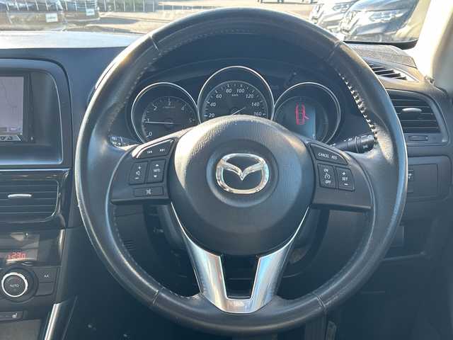 マツダ ＣＸ－５ XD Lパッケージ 千葉県 2013(平25)年 13.5万km ジェットブラックマイカ ４WD　ディーゼル　ターボ　ナビC9P9　バックカメラ　フルセグ　BT　MSV　黒革シート　右前パワーシート　シートヒーター　クルコン　オートライト　HID　オートワイパー　AFS　RVM　TCS