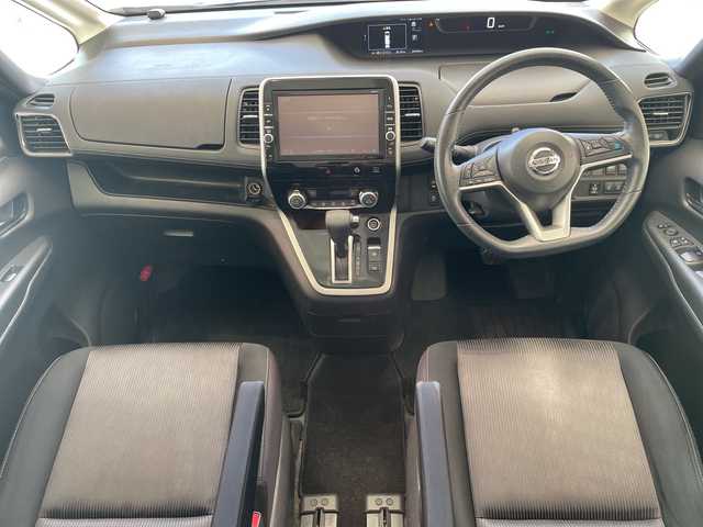 日産 セレナ ハイウェイスター 埼玉県 2016(平28)年 6.5万km シャイニングブルー エマージェンシーブレーキ　/プロパイロット　/純正フリップダウンモニター　/純正9インチメモリナビ/　　CD/DVD/BT/フルセグ　/アラウンドビューモニター　/両側パワースライドドア /LED /純正16インチアルミ /電子パーキング/インテリジェントミラー /ステアリングスイッチ/純正ETC