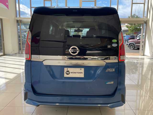 日産 セレナ ハイウェイスター 埼玉県 2016(平28)年 6.5万km シャイニングブルー エマージェンシーブレーキ　/プロパイロット　/純正フリップダウンモニター　/純正9インチメモリナビ/　　CD/DVD/BT/フルセグ　/アラウンドビューモニター　/両側パワースライドドア /LED /純正16インチアルミ /電子パーキング/インテリジェントミラー /ステアリングスイッチ/純正ETC