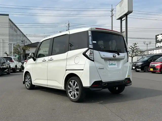 トヨタ タンク カスタムG－T 岡山県 2016(平28)年 7.7万km パールホワイトⅢ 純正9インチメモリーナビ/ CD/DVD/SD/Bluetooth/フルセグ/バックカメラ/後席用フリップダウンモニター/両側パワースライドドア/スマートアシスト/クルーズコントロール/アダプティブハイビーム/衝突被害軽減ブレーキ/先行車発進告知/LEDオートヘッドライト/シートヒーター/スマートキー×2/禁煙車