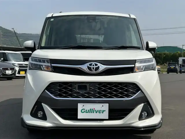 トヨタ タンク カスタムG－T 岡山県 2016(平28)年 7.7万km パールホワイトⅢ 純正9インチメモリーナビ/ CD/DVD/SD/Bluetooth/フルセグ/バックカメラ/後席用フリップダウンモニター/両側パワースライドドア/スマートアシスト/クルーズコントロール/アダプティブハイビーム/衝突被害軽減ブレーキ/先行車発進告知/LEDオートヘッドライト/シートヒーター/スマートキー×2/禁煙車