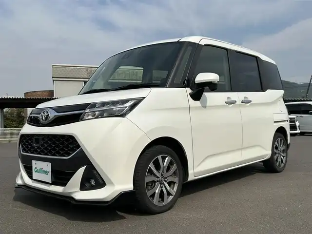 トヨタ タンク カスタムG－T 岡山県 2016(平28)年 7.7万km パールホワイトⅢ 純正9インチメモリーナビ/ CD/DVD/SD/Bluetooth/フルセグ/バックカメラ/後席用フリップダウンモニター/両側パワースライドドア/スマートアシスト/クルーズコントロール/アダプティブハイビーム/衝突被害軽減ブレーキ/先行車発進告知/LEDオートヘッドライト/シートヒーター/スマートキー×2/禁煙車