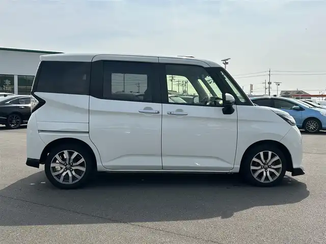 トヨタ タンク カスタムG－T 岡山県 2016(平28)年 7.7万km パールホワイトⅢ 純正9インチメモリーナビ/ CD/DVD/SD/Bluetooth/フルセグ/バックカメラ/後席用フリップダウンモニター/両側パワースライドドア/スマートアシスト/クルーズコントロール/アダプティブハイビーム/衝突被害軽減ブレーキ/先行車発進告知/LEDオートヘッドライト/シートヒーター/スマートキー×2/禁煙車