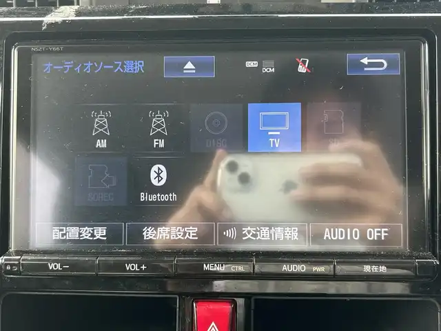 トヨタ タンク カスタムG－T 岡山県 2016(平28)年 7.7万km パールホワイトⅢ 純正9インチメモリーナビ/ CD/DVD/SD/Bluetooth/フルセグ/バックカメラ/後席用フリップダウンモニター/両側パワースライドドア/スマートアシスト/クルーズコントロール/アダプティブハイビーム/衝突被害軽減ブレーキ/先行車発進告知/LEDオートヘッドライト/シートヒーター/スマートキー×2/禁煙車