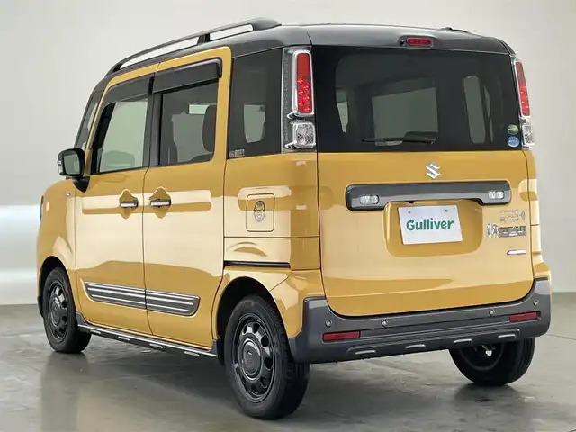 スズキ スペーシア ギア ハイブリッドXZ 愛知県 2019(平31)年 2.3万km 黄Ⅱ 純正ディスプレイ　Ｂｌｕｅｔｏｏｔｈ　ＵＳＢ　シートヒーター　スズキセーフティサポート　衝突軽減　　車線逸脱　リヤパーキングセンサー　プッシュスタート　ＬＥＤオートライト　フォグ　ルーフレール　禁煙車