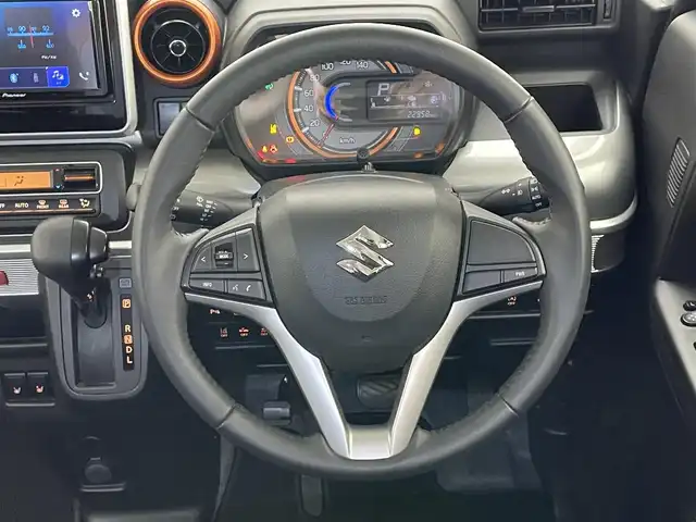スズキ スペーシア ギア ハイブリッドXZ 愛知県 2019(平31)年 2.3万km 黄Ⅱ 純正ディスプレイ　Ｂｌｕｅｔｏｏｔｈ　ＵＳＢ　シートヒーター　スズキセーフティサポート　衝突軽減　　車線逸脱　リヤパーキングセンサー　プッシュスタート　ＬＥＤオートライト　フォグ　ルーフレール　禁煙車