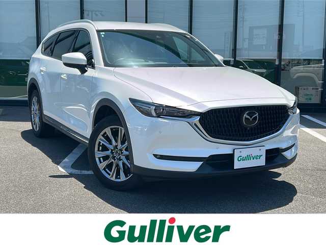 マツダ ＣＸ－８ XD Lパッケージ 岐阜県 2021(令3)年 5.6万km スノーフレイクホワイトパールマイカ 登録時55106km/純正ディスプレイオーディオ/ステアリングヒーター/クルーズコントロール/ＥＴＣ/全方位カメラ/前後ドライブレコーダー/電動リアゲート/フルセグテレビ/純正フロアマット/レーンキープアシスト/プッシュスタート/スマートキー/レザーシート/シートヒーター/パワーシート