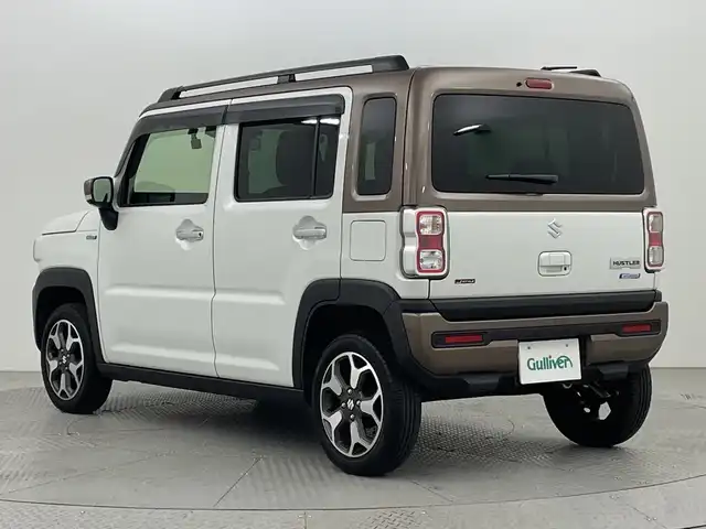 スズキ ハスラー Jスタイル Ⅱ 新潟県 2023(令5)年 1.1万km ピュアホワイトパール/ウッディブラウン2トーンルーフ 社外SDナビ/　（ワンセグ/CD/FM/AM）/レーダークルーズコントロール/シートヒーター/純正アルミホイール/ステアリングスイッチ/USBポート/レーンキープアシスト/アイドリングストップ/スマートキー/ETC