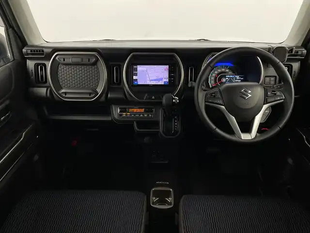 スズキ ハスラー Jスタイル Ⅱ 新潟県 2023(令5)年 1.1万km ピュアホワイトパール/ウッディブラウン2トーンルーフ 社外SDナビ/　（ワンセグ/CD/FM/AM）/レーダークルーズコントロール/シートヒーター/純正アルミホイール/ステアリングスイッチ/USBポート/レーンキープアシスト/アイドリングストップ/スマートキー/ETC