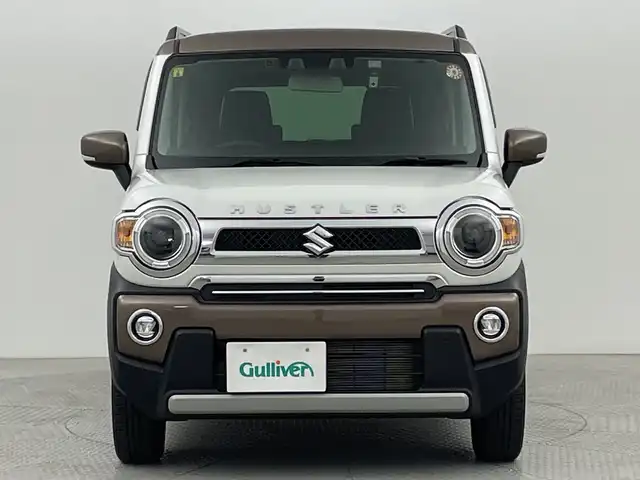 スズキ ハスラー Jスタイル Ⅱ 新潟県 2023(令5)年 1.1万km ピュアホワイトパール/ウッディブラウン2トーンルーフ 社外SDナビ/　（ワンセグ/CD/FM/AM）/レーダークルーズコントロール/シートヒーター/純正アルミホイール/ステアリングスイッチ/USBポート/レーンキープアシスト/アイドリングストップ/スマートキー/ETC