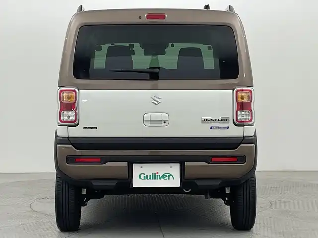 スズキ ハスラー Jスタイル Ⅱ 新潟県 2023(令5)年 1.1万km ピュアホワイトパール/ウッディブラウン2トーンルーフ 社外SDナビ/　（ワンセグ/CD/FM/AM）/レーダークルーズコントロール/シートヒーター/純正アルミホイール/ステアリングスイッチ/USBポート/レーンキープアシスト/アイドリングストップ/スマートキー/ETC