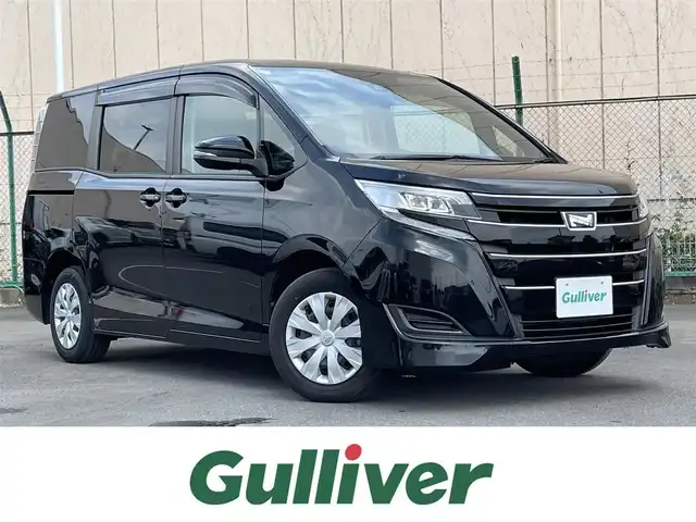 トヨタ ノア X 東京都 2019(令1)年 7.4万km ブラック 純正ナビ/【AM・FM・CD・DVD・SD・BT・TV】/MTモード付AT/アイドリングストップ/ETC/クルコン/Bカメラ/前後ドラレコ/両側パワスラ/オートライト/オートハイビーム/LEDライト/ステリモ/後席AAC/横滑り防止装置/レーンキープアシスト/衝突被害軽減システム