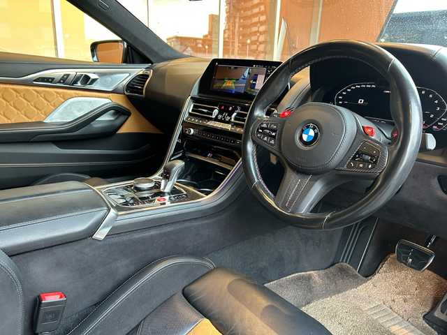 ＢＭＷ Ｍ８ クーペ コンペティション 高知県 2020(令2)年 5.1万km 青Ｍ 純正HDDナビ/・フルセグテレビ/・全方位/バックカメラ/アクティブクルーズコントロール/横滑り防止装置/レザーシート/・前席シートヒーター/・前席エアシート/・前席パワーシート（メモリ機能付き/クリアランスソナー/ビルトインETC/ドライブレコーダー/パドルシフト/オートリトラミラー/オートワイパー/オートハイビーム/純正LEDヘッドライト/スマートキー/プッシュスタート/MTモード付AT/純正20インチアルミホイール/純正フロアマット/スペアキー