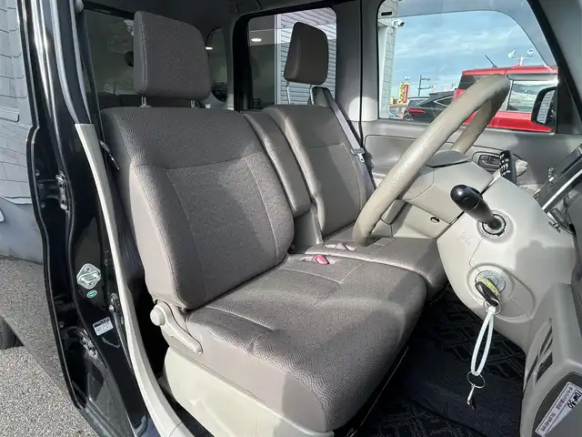 ダイハツ タント L 富山県 2013(平25)年 5.8万km ブラックマイカメタリック 社外ナビ（AndroidAuto／ワンセグTV／DVD再生機能／CD再生機能）/片側イージークローザードア/フルフラットシート/ベンチシート/アイドリングストップ/盗難防止機能/純正アルミホイール【１４インチ】