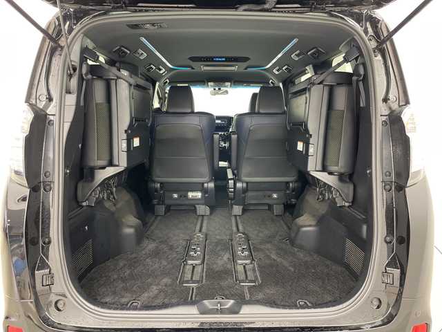 トヨタ ヴェルファイア 2.5Z Aエディデョン ゴールデンアイズ 道央・札幌 2017(平29)年 4.9万km ブラック ・４WD/・寒冷地仕様/・純正ナビ(CD&DVD&BT&TV)/・バックカメラ/・純正フリップダウンモニター/・両側パワースライドドア/・ウッドコンビステアリング/・ステアリングスイッチ/・クルーズコントロール/・パワーバックドア/・クリアランスソナー/・ドアミラーヒーター/・社外ドラレコ/・社外ビルトインETC/・アイドリングストップ/・LEDヘッドライト/・社外フォグランプ/・オートライト/・純正18インチAW