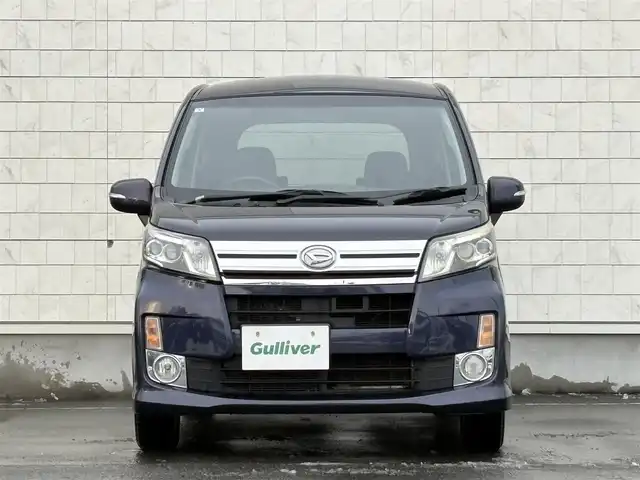 ダイハツ ムーヴ カスタム X 岩手県 2013(平25)年 13.2万km アーバンナイトブルークリスタルメタリック 禁煙車/4WD/社外ディスプレイオーディオ/→FH-8500DVS/→Bluetooth/CD/DVD/FM/AM/バックカメラ/オートライト/LEDヘッドライト/フォグライト/〇プッシュスタート/〇電動格納ミラー/〇ウィンカーミラー/〇ドアバイザー/〇フロアマット/〇シガーソケット/室内灯LED