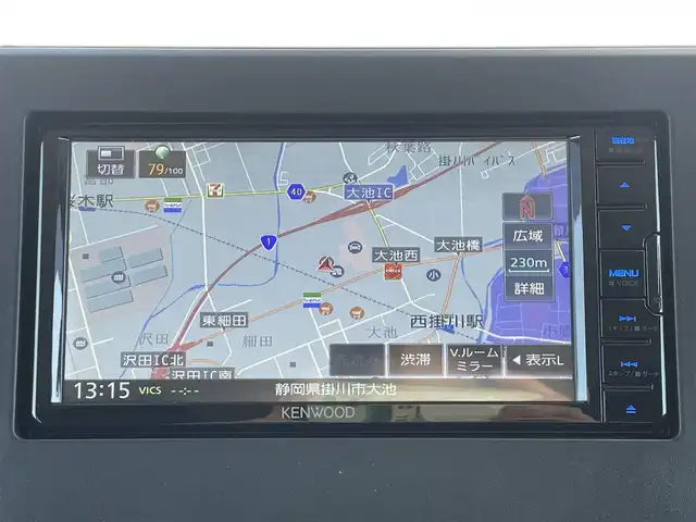 三菱 デリカミニ G プレミアム 静岡県 2024(令6)年 1.2万km アメジストブラック/シルキーホワイト 社外KENWOODナビ/　AM FM CD DVD Bluetooth SD/前方ドライブレコーダー/LEDオートヘッドライト/ハーフレザーシート/シートヒーター(前席)/デジタルインナーミラー/両側パワースライドドア/ステアリングヒーター/オートブレーキホールド/純正15インチアルミホイール/前後方クリアランスソナー/リアサンシェード/マイパイロット/アラウンドビューモニター/ビルトインETC