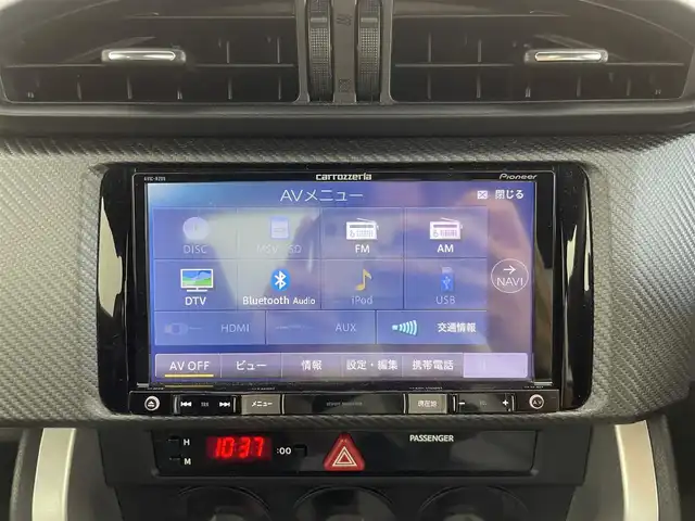 スバル ＢＲＺ S 群馬県 2015(平27)年 7.8万km WRブルーパール 純正リアスポイラー/＝＝＝＝＝/carrozzeria7インチナビ/・AM/FM/CD/DVD/SD/Bluetooth/フルセグTV/バックカメラ/パドルシフト/革巻きステアリング/純正17インチアルミホイール/クルーズコントロール