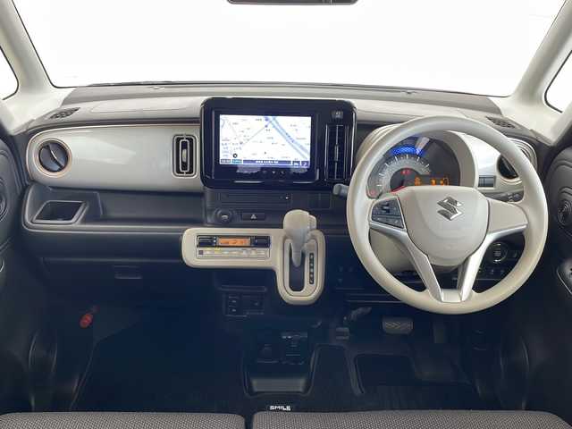 スズキ ワゴンＲ スマイル HYBRID S 愛知県 2022(令4)年 0.9万km ピュアホワイトP 衝突軽減システム/純正９型SDナビ/全方位カメラ/両側パワースライドドア/シートヒーター/フルセグ/CD/DVD/Bluetooth/バックカメラ/コーナーセンサー/ドライブレコーダー/ETC/ステアリングスイッチ/スマートキー/プッシュスタート