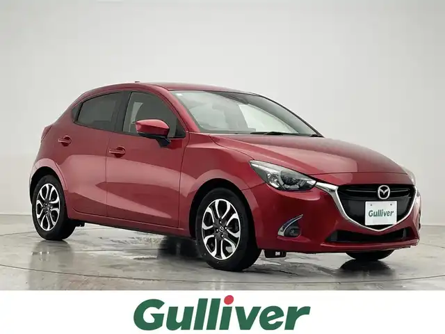 マツダ デミオ XD ツーリング 滋賀県 2017(平29)年 6.6万km ソウルレッドプレミアムメタリック 禁煙車/純正ナビ/CD.DVD.Bluetooth.フルセグ/衝突軽減ブレーキ/クルーズコントロール/前席シートヒーター/ステアリングスイッチ/ブラインドスポットモニタリング/LEDヘッドライト/オートライト/アイドリングストップ/ビルトインETC/スマートキー/スペアキー