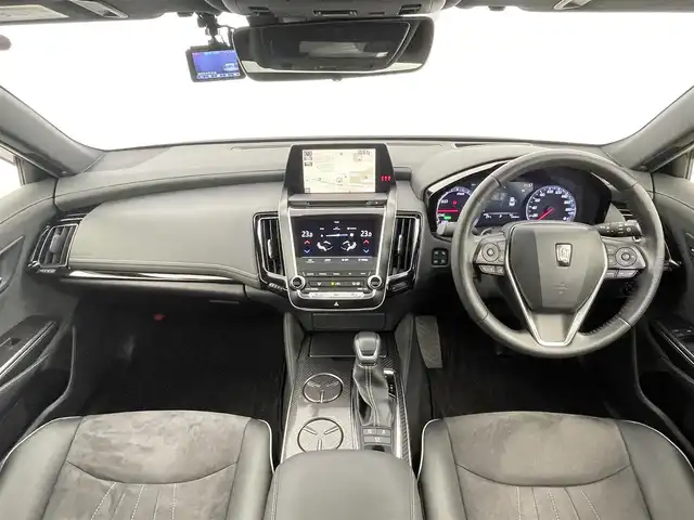 トヨタ クラウン ハイブリッド RS アドバンス 千葉県 2020(令2)年 5.4万km ホワイトパールクリスタルシャイン 禁煙車/サンルーフ/純正ナビ/フルセグTV　Bluetooth　CD/バックカメラ/全方位カメラ/ビルトインETC2.0/オートライト/オートハイビーム/パワーシート/メモリーシート/シートヒーター/ハンドルヒーター/トヨタセーフティセンス/・ブラインドスポットモニター/・衝突軽減ブレーキ/・レーンキープアシスト/・クリアランスソナー/・レーダークルーズコントロール/・パーキングサポートブレーキ/コーナーセンサー/電子パーキング/ブレーキホールド/純正アルミホイール/純正フロアマット/ステアリングスイッチ