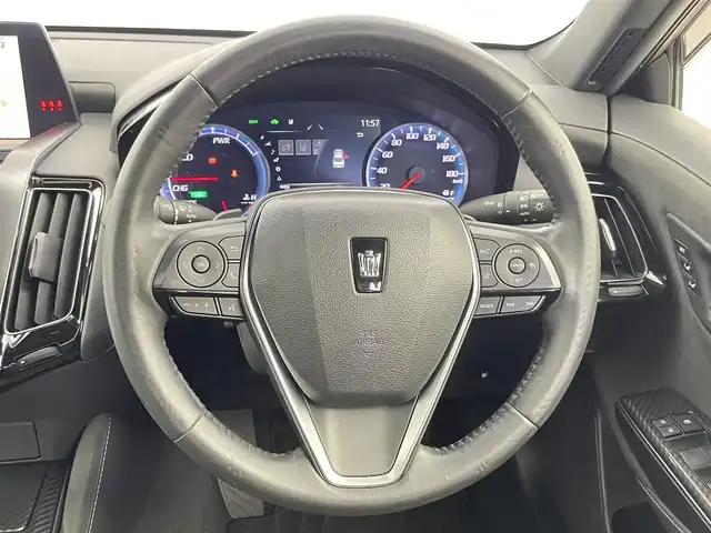 トヨタ クラウン ハイブリッド RS アドバンス 千葉県 2020(令2)年 5.4万km ホワイトパールクリスタルシャイン 禁煙車/サンルーフ/純正ナビ/フルセグTV　Bluetooth　CD/バックカメラ/全方位カメラ/ビルトインETC2.0/オートライト/オートハイビーム/パワーシート/メモリーシート/シートヒーター/ハンドルヒーター/トヨタセーフティセンス/・ブラインドスポットモニター/・衝突軽減ブレーキ/・レーンキープアシスト/・クリアランスソナー/・レーダークルーズコントロール/・パーキングサポートブレーキ/コーナーセンサー/電子パーキング/ブレーキホールド/純正アルミホイール/純正フロアマット/ステアリングスイッチ
