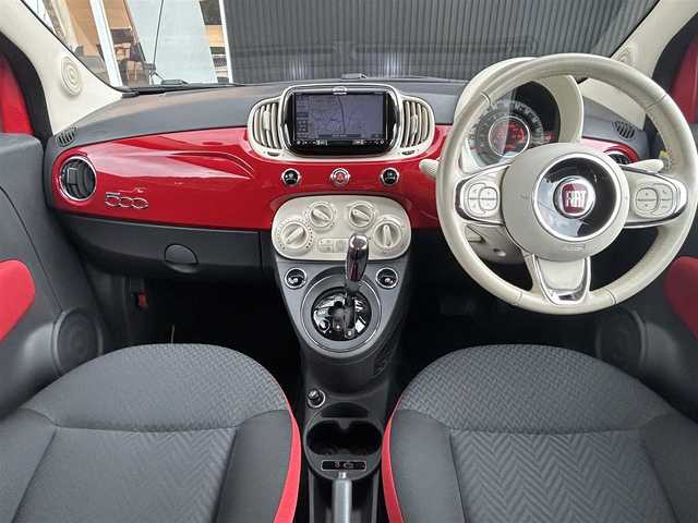 フィアット ５００ 1．2 ポップ 福岡県 2017(平29)年 3万km 赤 社外メモリナビ　/フルセグTV/Ｂｌｕｅｔｏｏｔｈ　/バックカメラ　/ＣＤ　/ＤＶＤ　/ＵＳＢ　/ＡＵＸ　/シティモード　/ＨＩＤライト　/ステアリングスイッチ　/アイドリングストップ　/純正フロアマット　/ドライブレコーダー/ＥＴＣ/取扱説明書/保証書