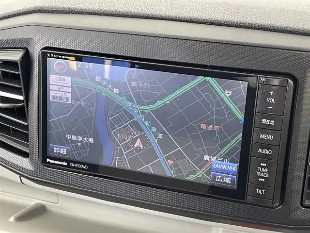 ダイハツ ミラ イース G SAⅢ 群馬県 2021(令3)年 2万km シャイニングホワイトパール 社外７型Ｗナビ　スマートアシスト３　衝突軽減　オートハイビーム　横滑り防止　コーナーセンサー　シートヒーター　前後ドラレコ　ＬＥＤヘッド　プッシュスタート　スマートキー　スペアキー　純正アルミ　禁煙車