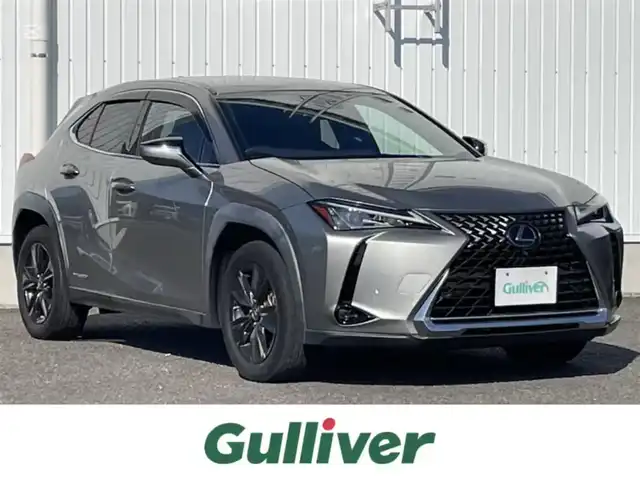 レクサス ＵＸ 250h 熊本県 2020(令2)年 5.2万km ソニックチタニウム 純正メーカーOPナビDTV/・CD/DVD/BT/USB/SD/AUX/フルセグ/全周囲カメラ/ETC/LEライト/・オートライト/・オートＨビーム/フォグ/革シート/・前席メモリ付きパワーシート/・シートヒーター/電動リアゲート/純正17インチアルミホイール/ステアリングリモコン/トヨタセーフティセンス/・ＰＣＳ/・ＢＳＭ/スマートキー/スペアキー×２/保証書・取説有り