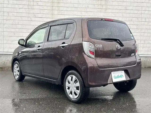 トヨタ ピクシスエポック Xf 山形県 2014(平26)年 11.2万km 茶 4WD/社外ナビ/FM/AM/ワンセグ/CD/盗難防止装置/アイドリングストップ/純正マット/純正バイザー/パワーウィンドゥ/ダブルエアバック/リモコンキー/ETC