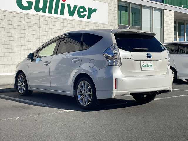 トヨタ プリウス α S ツーリングセレクション 静岡県 2012(平24)年 7.1万km ホワイトパールクリスタルシャイン