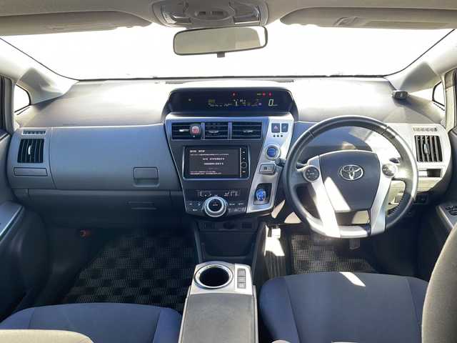 トヨタ プリウス α S ツーリングセレクション 静岡県 2012(平24)年 7.1万km ホワイトパールクリスタルシャイン