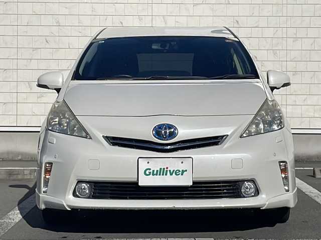 トヨタ プリウス α S ツーリングセレクション 静岡県 2012(平24)年 7.1万km ホワイトパールクリスタルシャイン