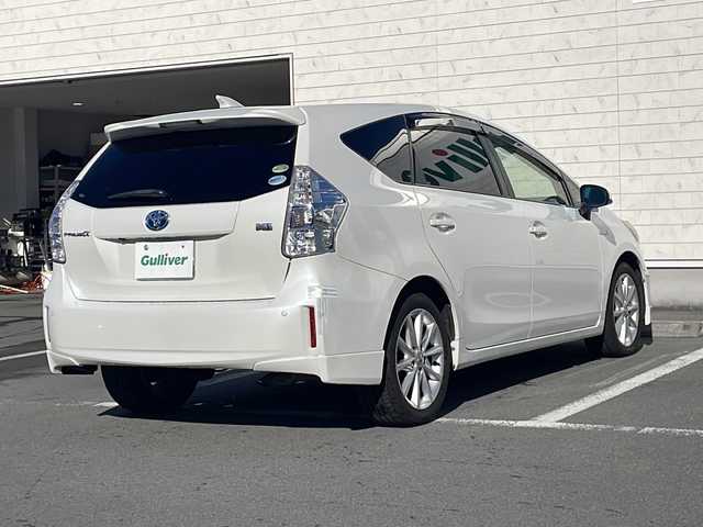 トヨタ プリウス α S ツーリングセレクション 静岡県 2012(平24)年 7.1万km ホワイトパールクリスタルシャイン