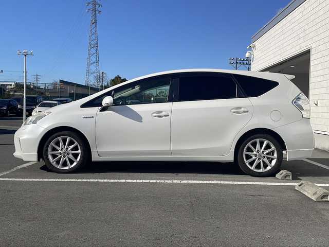 トヨタ プリウス α S ツーリングセレクション 静岡県 2012(平24)年 7.1万km ホワイトパールクリスタルシャイン