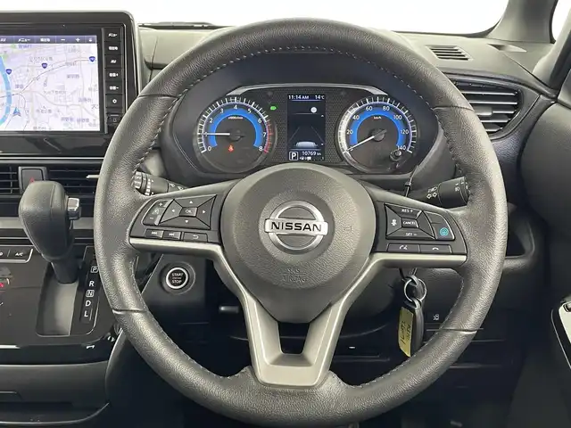 日産 ルークス HWS Gターボ プロパイロットED 大分県 2022(令4)年 1.1万km フローズンバニラパール 純正SDナビ/プロパイロット/インテリジェントアラウンドビューモニター/インテリジェント エマージェンシーブレーキ/両側パワースライドドア/オートブレーキホールド/コーナーセンサー（前後）/ハイビームアシスト/LEDヘッドライト/ビルトインETC/純正アルミホイル15インチ/スペアキー/プッシュスタート