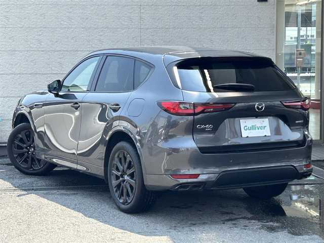 マツダ ＣＸ－６０ XD HV エクスクルーシブスポーツ 兵庫県 2023(令5)年 3万km マシーングレープレミアムM 純正ナビ(AM/FM/BT/TV/HDMI)/全方位カメラ/ブラインドスポットモニター/ヘッドアップディスプレイ/ETC/BOSEサウンド/ステアリングヒーター/レーダークルーズコントロール/パドルシフト/全席シートヒーター/D+N席エアーシート/D+N席パワーシート/オートライト・ハイビーム/オートホールド/電動パーキングブレーキ/社外フロアマット/電動リアゲート/純正17インチアルミホイール/LEDヘットライト/スペアキー1本