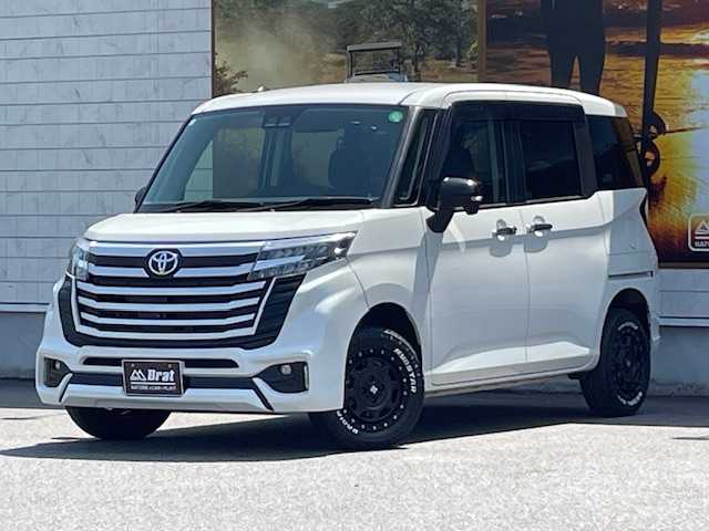 トヨタ ルーミー カスタムG－T 福島県 2021(令3)年 1.3万km パールホワイトⅢ AIS検査済み/【2503041737】/CLS FOXフロントバンパー（社外）/CLS FOXリアバンパー（社外）/エクストリームJ XJ07新品アルミホイール（社外）/マッドスターラジアルA/T新品タイヤ（社外）/エスペリア1インチリフトアップコイル（社外）/トヨタセーフティセンス/ディスプレイオーディオ/（フルセグTV・Bluetooth）/両側パワースライドドア/全方位カメラ/ビルトインETC/電動パーキングブレーキ/アイドリングストップ/LEDヘッドライト/プッシュスタート/スマートキー/クリアランスソナー/横滑り防止/社外パーツ取付済み