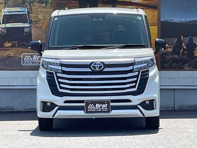 トヨタ ルーミー カスタムG－T 福島県 2021(令3)年 1.3万km パールホワイトⅢ AIS検査済み/【2503041737】/CLS FOXフロントバンパー（社外）/CLS FOXリアバンパー（社外）/エクストリームJ XJ07新品アルミホイール（社外）/マッドスターラジアルA/T新品タイヤ（社外）/エスペリア1インチリフトアップコイル（社外）/トヨタセーフティセンス/ディスプレイオーディオ/（フルセグTV・Bluetooth）/両側パワースライドドア/全方位カメラ/ビルトインETC/電動パーキングブレーキ/アイドリングストップ/LEDヘッドライト/プッシュスタート/スマートキー/クリアランスソナー/横滑り防止/社外パーツ取付済み