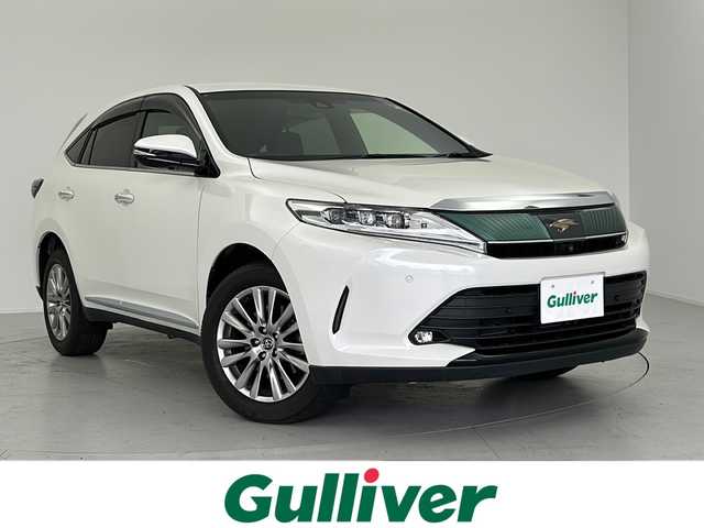 トヨタ ハリアー プログレス 愛知県 2018(平30)年 2.7万km ホワイトパールクリスタルシャイン JBLサウンドシステム/純正SDナビ/・フルセグTV/・CD DVD Blu-Lay/・Bluetooth/・USB入力端子/アラウンドビューモニター/衝突軽減ブレーキ/車線逸脱警報/レーダークルーズコントロール/ハーフレザーシート/D席パワーシート/パワーバックドア/プッシュスタート/スマートキー×２/電動パーキングブレーキ/オートブレーキホールド/ETC/電格ミラー/ウインカーミラー/LEDヘッドライト/フォグライト/純正フロアマット