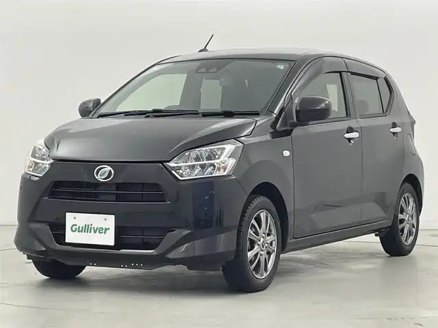 ダイハツ ミラ イース X リミテッド SAⅢ 群馬県 2021(令3)年 2.7万km ブラックマイカメタリック 社外SDナビ/（BT/CD/ワンセグ/AM/FM）/バックカメラ/スマートアシストIII/・衝突回避支援ブレーキ/・車線逸脱警報/・誤発進抑制制御/・先行車発進お知らせ/・オートハイビーム/ETC/LEDヘッドライト/アイドリングストップ/ドライブレコーダー/キーレス